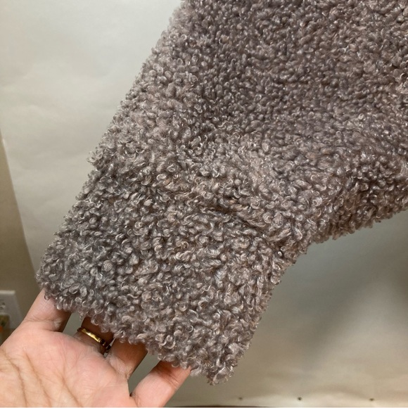 💙NWT! Express Open Front Sherpa Sweater Cardigan - Picture 9 of 11